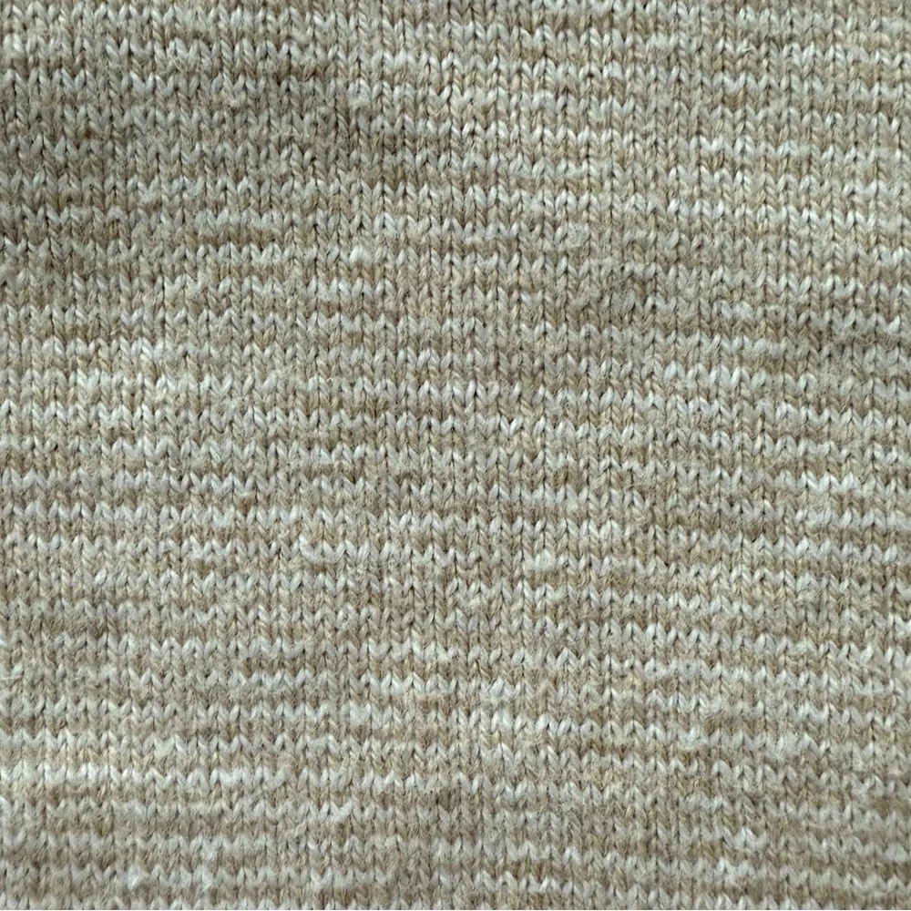 BONOBOS Crew Neck Sweater Beige Size Medium Cotton Cashmere Pullover